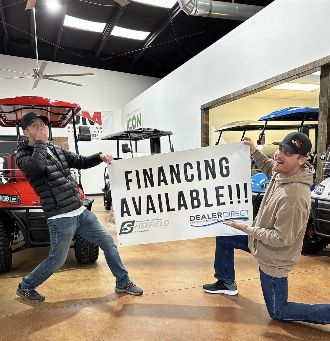 Get Financed JM Precision Golf Carts Bakersfield California